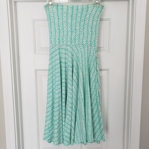 J. Crew Factory Turquoise Midi Dress